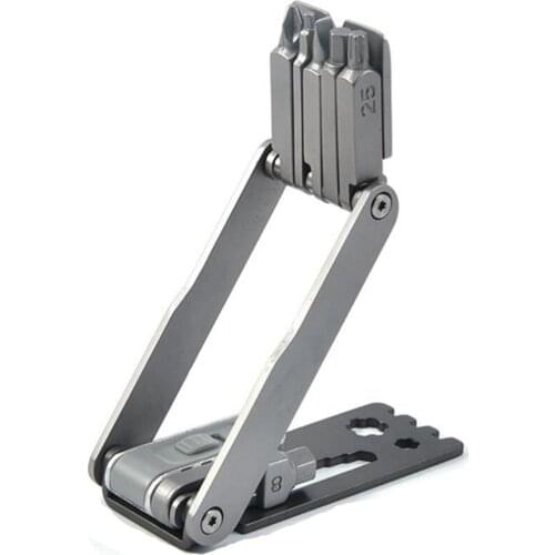 Multifunctional Tool Stainless Steel Multipurpose Portable Hexagon Wrench Tool All-In-One Bicycle Tool