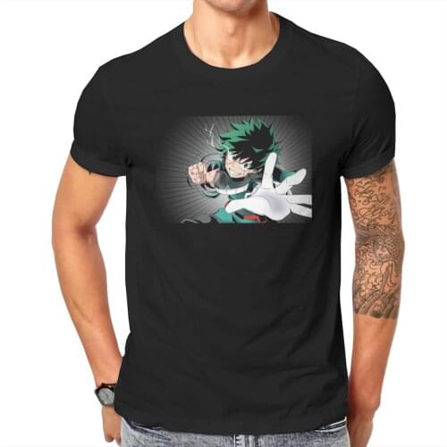 Men Izuku AND Midoriyas Anime Katsuki Bakugos Urarakas Novelty Classic Creative T-shirts