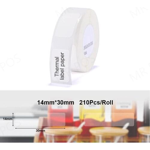 Niimbot D11 D110 Mini Label Printer Paper Printing Label Waterproof Anti-Oil Price Label Pure Color Scratch-Resistant Sticker