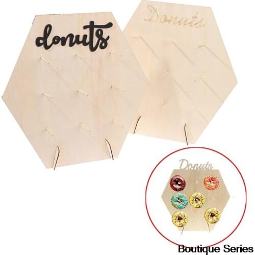 Doughnut Wall Stand Cake Dessert Display Stand Birthday Party Wedding Aesthetic Decoration