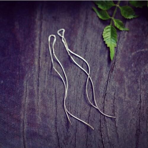 New Arrivals Long Lines Earrings For Women Lady Bridal Earrings Girls Gifts Pendientes Brincos 2021