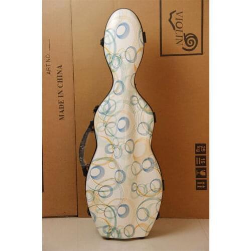 Brand New High Quality Fiddle Violin 4/4 Full Size Composite Bam Carbon Fiber Case Bag With Bow Holders & Straps Violino Parts