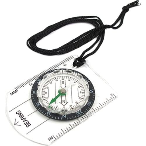Wilderness Survival Outdoor Equipment Professional Multifunction Compass North Arrow Map Scale Scale Compass