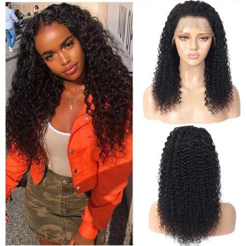 Jerry Curl Wig 13*4 Jerry Curly Lace Front Human Hair Wigs Short Curly Lace Front Human Hair Wigs 180% Density For Black Women