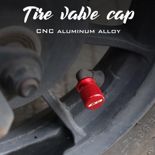 Suitable for Honda motorcycle CB650R/F CB500R/F/X CB250 CB300R CB400 CB750 CB1100 CNC aluminum alloy tire valve cover high quali