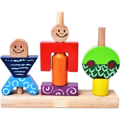 Wisdom disk blocks hand-eye coordination childrens early education educational toys