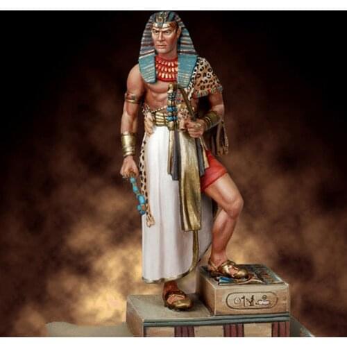 Self-assembled New Unassembled 1/32 ancient man warrior stand Resin Figure Unpainted Model Kit