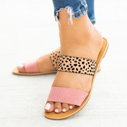 Flats shoes women slippers solid casual sandals women shoes 2021 slip-on beach sandals summer shoes women Flip Flops