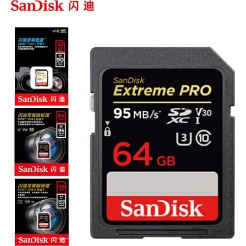 SanDisk 170MB SD Card for Camera 80MB 256GB 128GB 64GB 32GB 16GB Memory Card U3 U1 4K Flash Card for Camera Flash Card SDXC SDHC