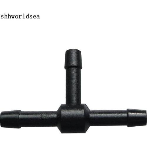 Shhworldsea 500pcs Free Shipping Nylon Black T Style Tee Connector