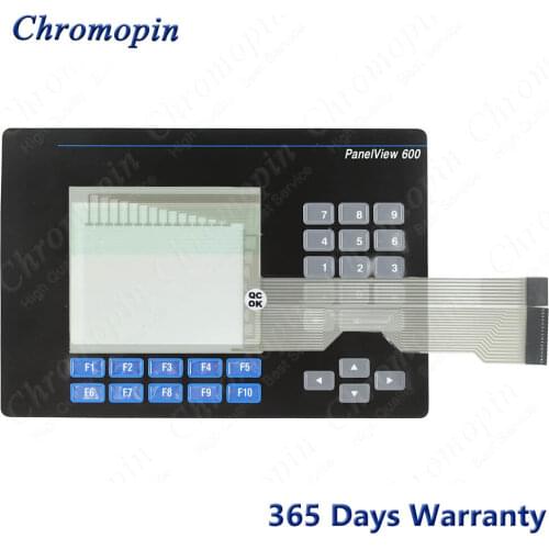 Touch panel screen for AB Panel View 600 2711-B6C12 2711-B6C9 2711-B6C9L1 with Membrane keyboard