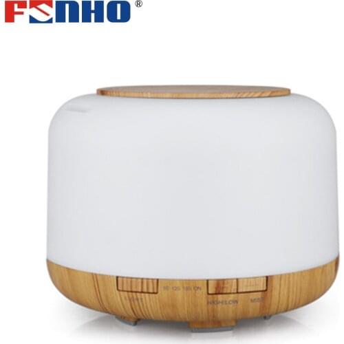 FUNHO 500ml aromatherapy diffuser humidifier for home ultrasonic air humidifier essential oil diffuser With 7 Colors Changing
