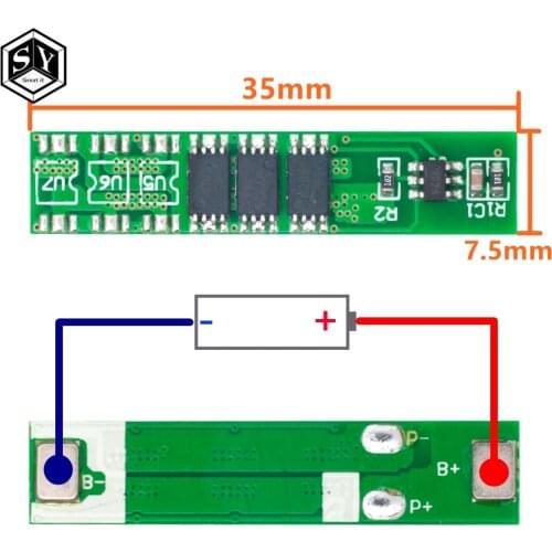 1PCS Great IT 1S 5A 3.7V li-ion 3BMS PCM battery protection board pcm for 18650 lithium ion li battery