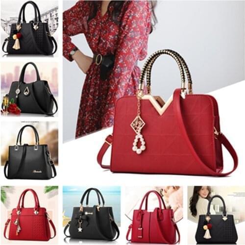 2021 Fashion Women Handbags Leather Totes Bag Top-handle Embroidery Crossbody Bag Shoulder Bag Lady Simple Style Hand Bags