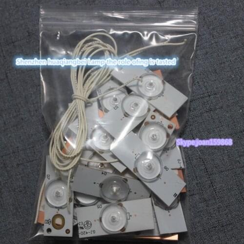 30Pcs/Lot 100%NEW high quality 6V SMD Lamp Beads with Optical Lens Fliter for 32-65 inch LED TV Repair CL-40-D307-V3