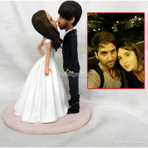 Oh baby cake topper acrylic stand for wedding cake mini balloons dog figurine fairy figurine polymer sculptures clay keychain