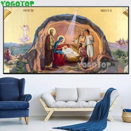 Resurrection Of Jesus Christ Birth large 5d Diamond Painting Full Square Round diamond Of Rhinestone Diamond Embroidery YY5363