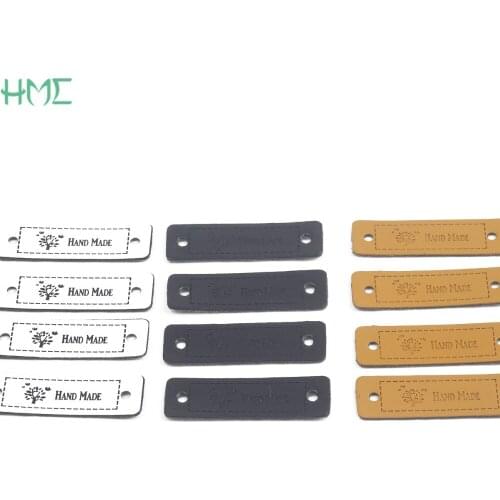 24pcs Tree Leaves Hand Made PU Leather Connectors Labels Tags for Handmade Jeans Bags Garment Shoes Jewelry Making Accessories