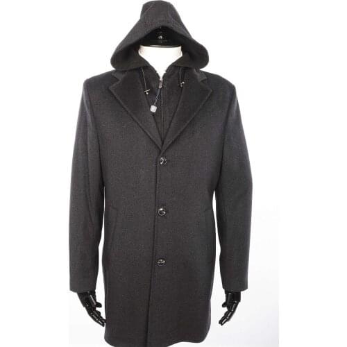 Jan Carlucci Cachet Hooded Over The Knee Coat