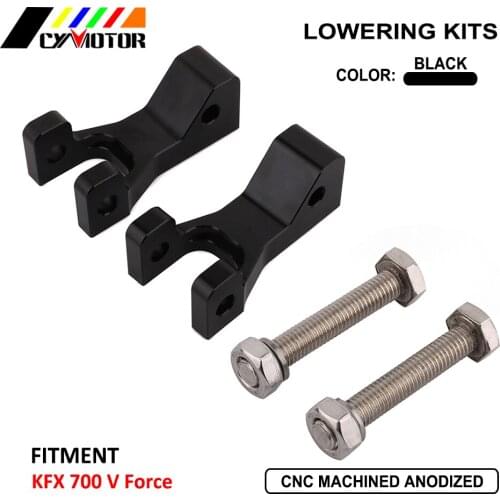 Motorcycle Front Lowering Adapter Kit Adjustable For Kawasaki KFX 700 V Force KFX700V