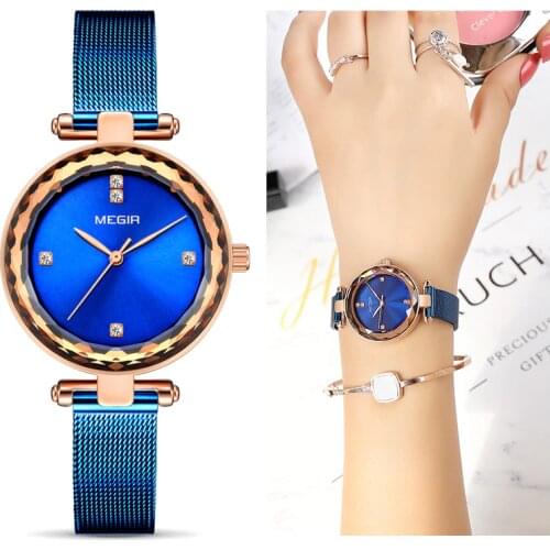 Женские часы-браслеты MEGIR China At AliExpress