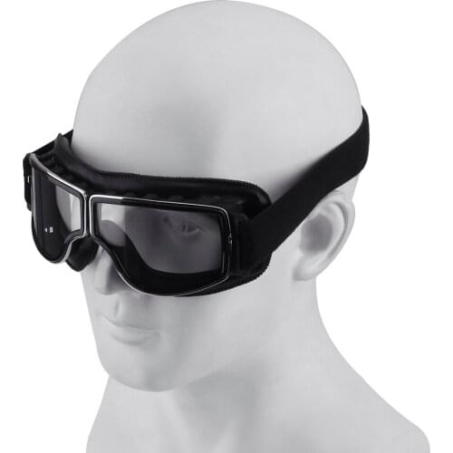 Motorbike Glasses Protective Gears Steampunk Helmet Goggles Vintage Motorcycle Goggles Windproof Motocross Eyewear Mask