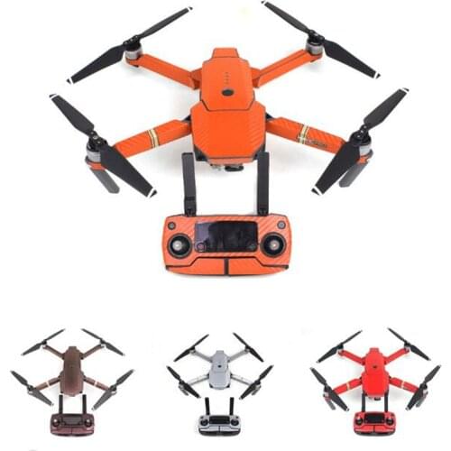 7 color Waterproof Carbon Graphic Stickers for DJI MAVIC PRO Colorful Skin Decals for Drone Body/ Remote Control/ Battery/ Arm