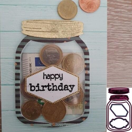 NEW Wish bottle Metal Cutting Dies Stencils For DIY Scrapbooking Paper Card Decorative Craft Dies Embossing Die Cuts