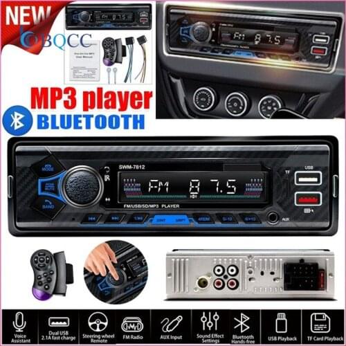 New Upgrade 1 Din Car Multimedia Player Bluetooth Autoradio MP3 Player Handsfree Car Stereo Radio FM Aux Input Receiver USB