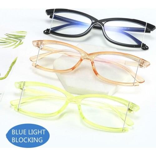 DENISA Irregular Frame Blue Light Blocking Glasses Anti Blue Light Computer Glasses Men Women Anti Radiation Eyeglasses G8865