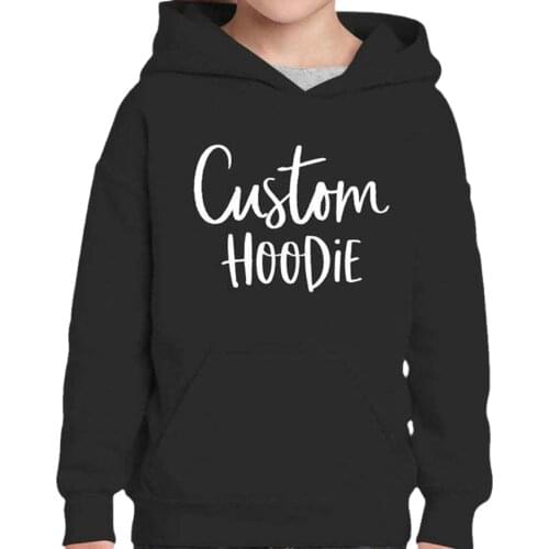 Personalized Kids Hoodie Custom Kids Hooded Top Kids Clothing Sweatshirt Christmas Shirts Gift For Kids