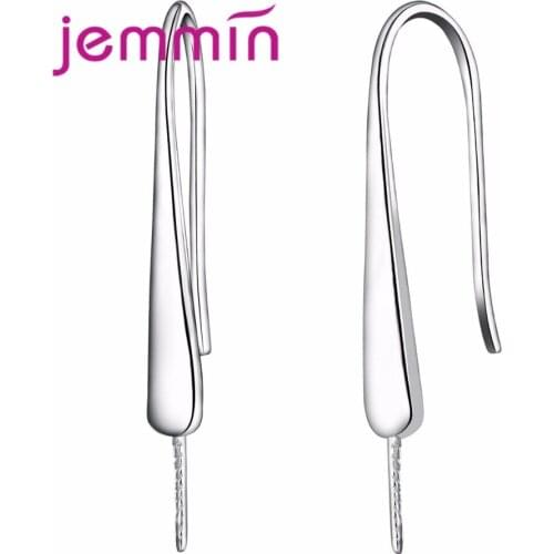 New Earrings Components 5Pairs/Lot 925 Sterling Silver for Women Handmade DIY Making Jewelry Findings Earrings Accessory