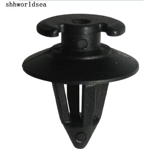 Shhworldea 500pcs Free Shipping Nylon Black Door Trim Panel Retainer Fastener Clip For VW 823867299 ,823-867-299 ,5141 1973 500