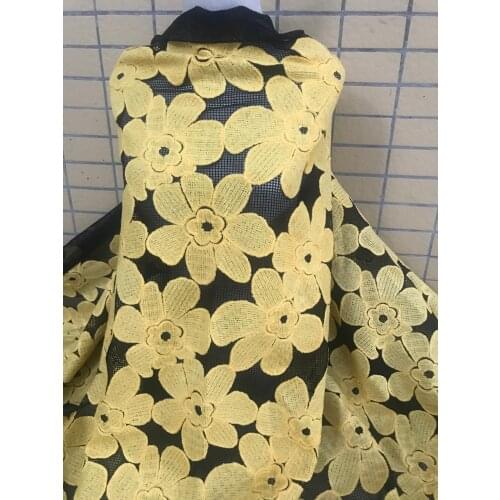 Special nigerian african lace fabric french bridal lace fabric SYJ-91687 for party dress
