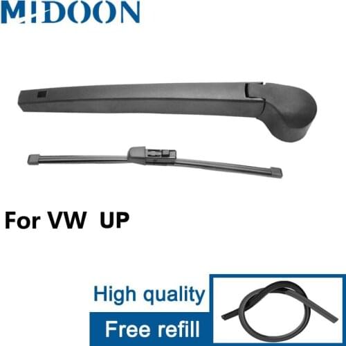 MIDOON Rear Wiper Arm & Blade for Volkswagen UP 2011 2012 2013 2014