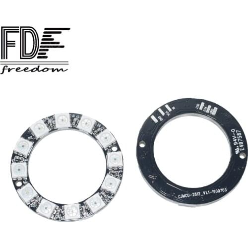 10pcs RGB LED Ring 12 Bits WS2812 5050 NEW RGB LED With Integrated Driver Module For Arduino