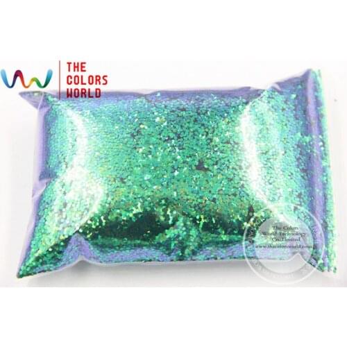 TCR402 1.0MM Chameleon Glitter Green With Purple and Gold luster color 1.0MM Size glitter for nail Art or other DIY decoration