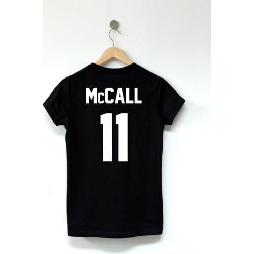 Scott McCall t shirt McCall 11 T shirt casual tops moletom do tumblr tees McCall 11 fans t shirt casual tops