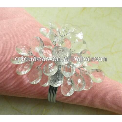 Decoration napkin ring wedding napkin ring and clear acrylic napkin rings