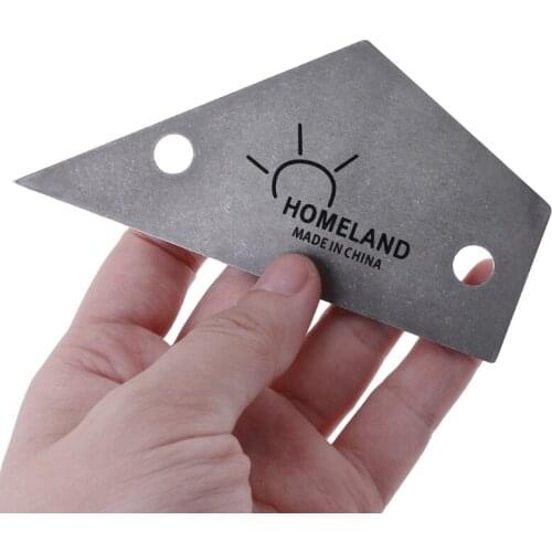 1pc Fret Rocker Level Tool Triangle Ruler Steel Makers Luthiers Guitar Tool Supplies