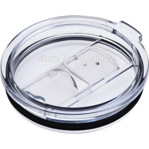 100pcs 20oz 30oz cups lids Crystal Clear Splash Spill Resistant Proof LID for YETI/RTIC Rambler Tumbler Cup Replacement