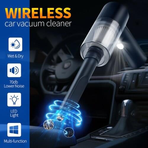 120W 5500Pa Wireless Car Vacuum Cleaner Cordless Handheld Dust Cleaning Tool for Car Door Seat Ashtray Car Electronic Supplies