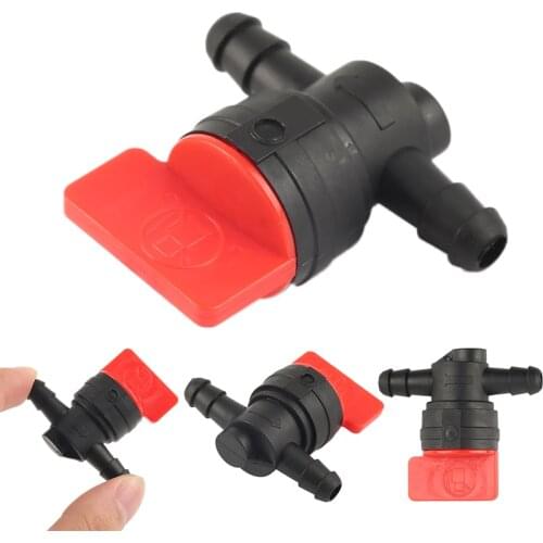 FAST SHIP! Portable Mini 1/4" InLine 90 Degree Flue Gas Cut-off Valve For Car Auto Parts Gas Valve Petcock Motorcycle Parts