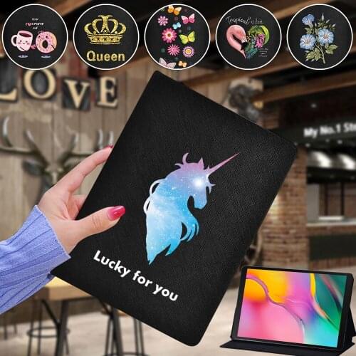 For Samsung Galaxy Tab A7 10.4 T500/Tab A A6 7.0 10.1/9.7/Tab A 10.1 2019/10.5/E 9.6/S5e Tablet Pu Leather Stand Cover Case