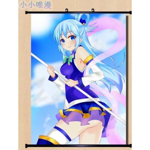 Coscase Japanese Anime KonoSuba: Gods Blessing on this Wonderful World! Akua Decor Wall Scroll Poster Decorative Picture