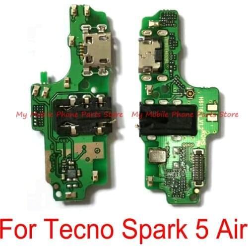 USB Charging Dock Port Connector Board Flex Cable For Tecno Spark 5 Air 5air Spark5 Air USB Charge Charger Port Dock Flex Cable