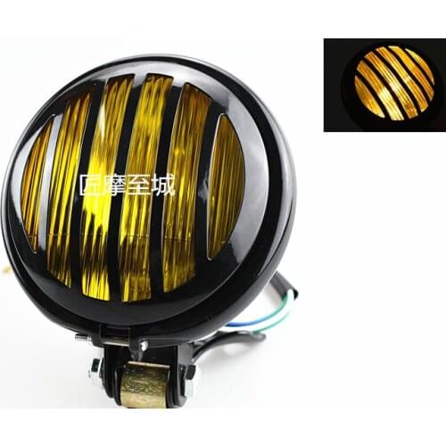 Headlight Motorcycle CG125 Retrofit Retro Headlamps GN125 Retro Round Front Headlamps Motorcycle Headlights 12V 35W XRL-556