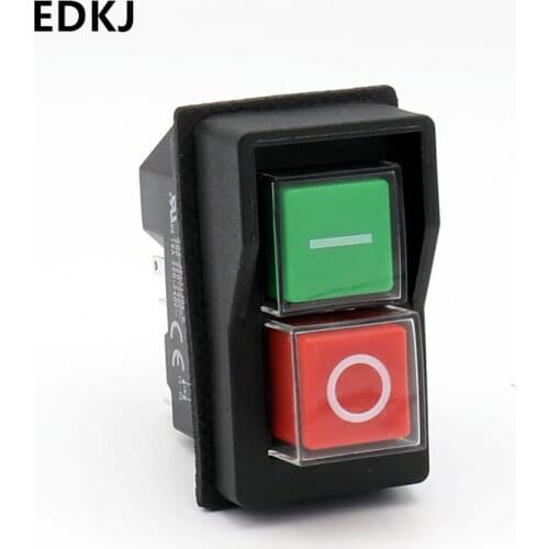 KJD17=KLD28 4/5 FOOT Garden Tools Electromagnetic Starter Push Button Switch Machine Equipment IP55 Waterproof Safety witch 28A