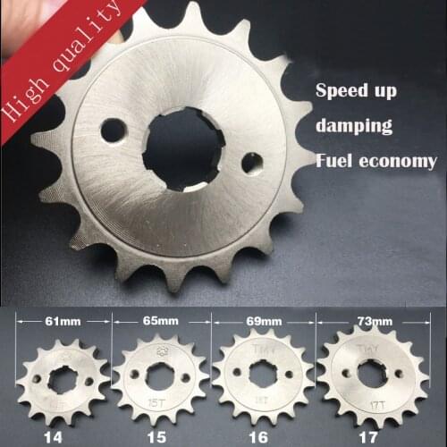 For Honda CG125 DAELIM VC125 VL125 VS125 Motorcycle CG 125 Front sprocket 14/15/16/17 teeth speed modification fuel economizer