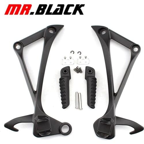 Motorcycle Rear Passenger Foot Pegs Footrest Bracket For Kawasaki Ninja ZX10R ZX 10R 2011-2014 2013 2012 2015 2016 2017 2018